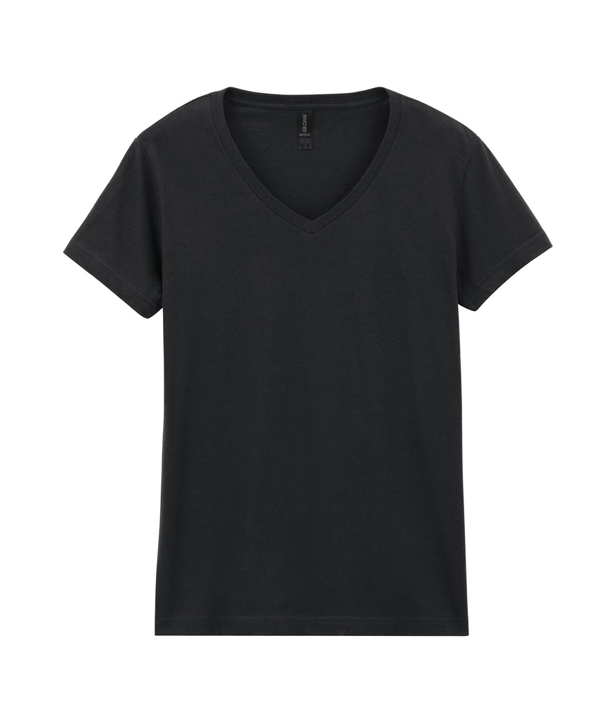 T-shirt femme col v Softstyle