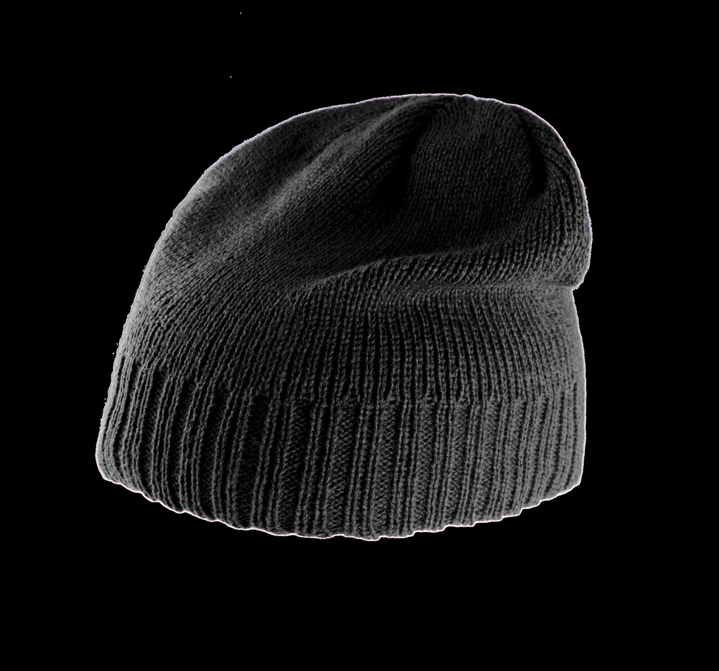 Bonnet bordure côtelée
