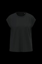 T-shirt écoresponsable sans manches à épaulettes femme