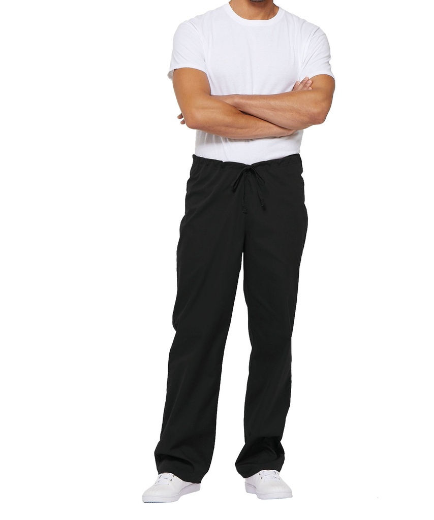 Pantalon à cordon de serrage à taille standard unisexe