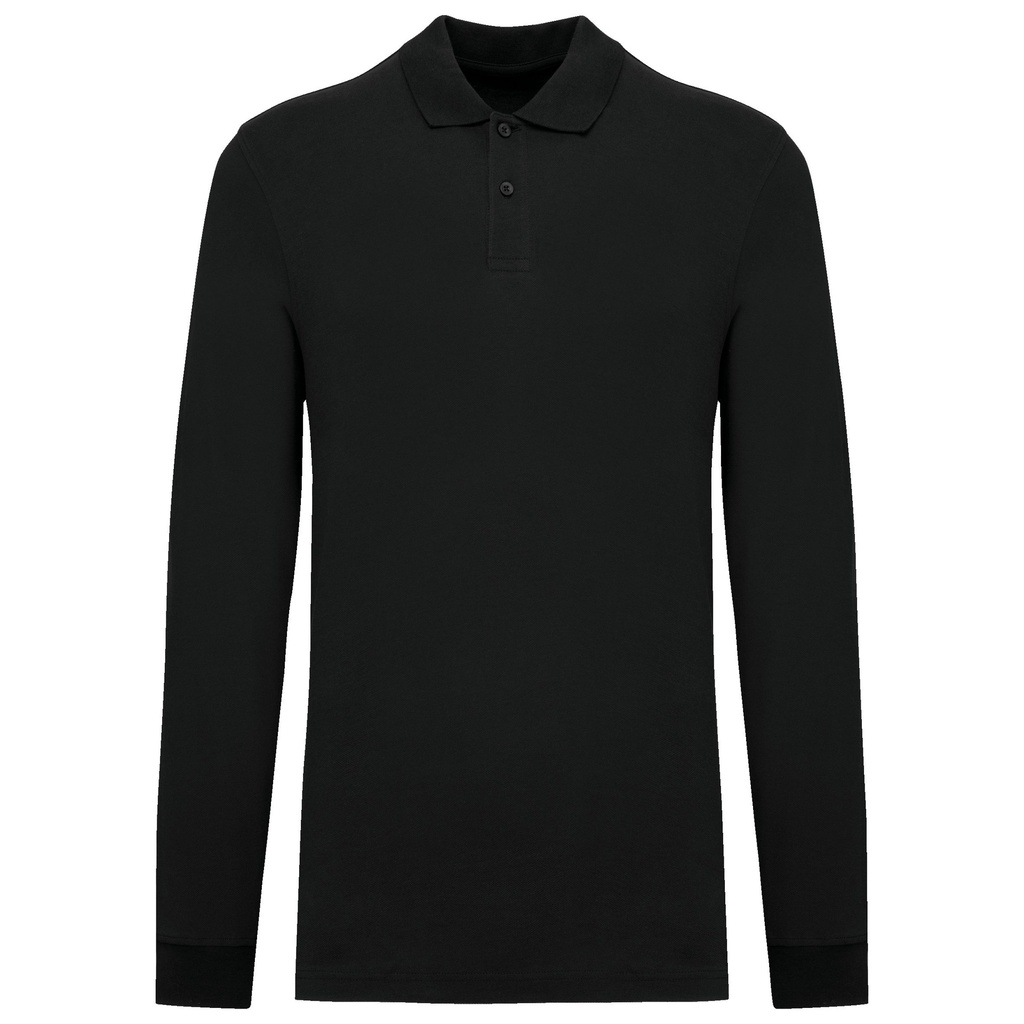 Polo piqué manches longues Bio180 homme