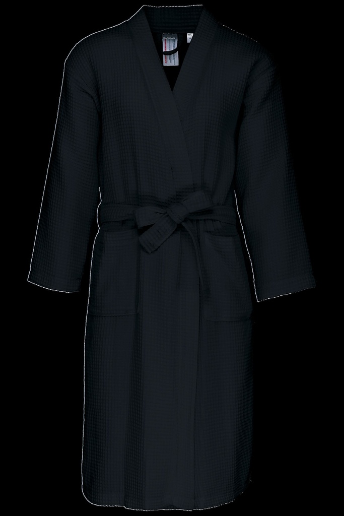 Peignoir kimono nid d'abeille