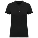 Polo piqué manches courtes femme
