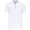 Polo col mao manches courtes homme