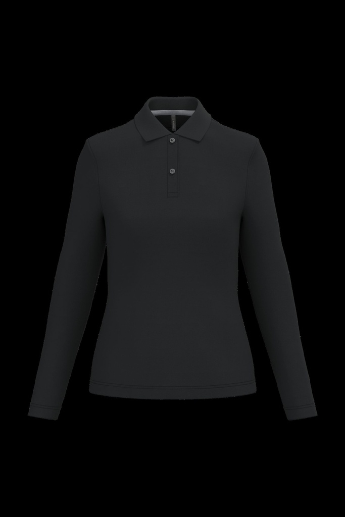 Polo manches longues femme