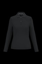 Polo manches longues femme