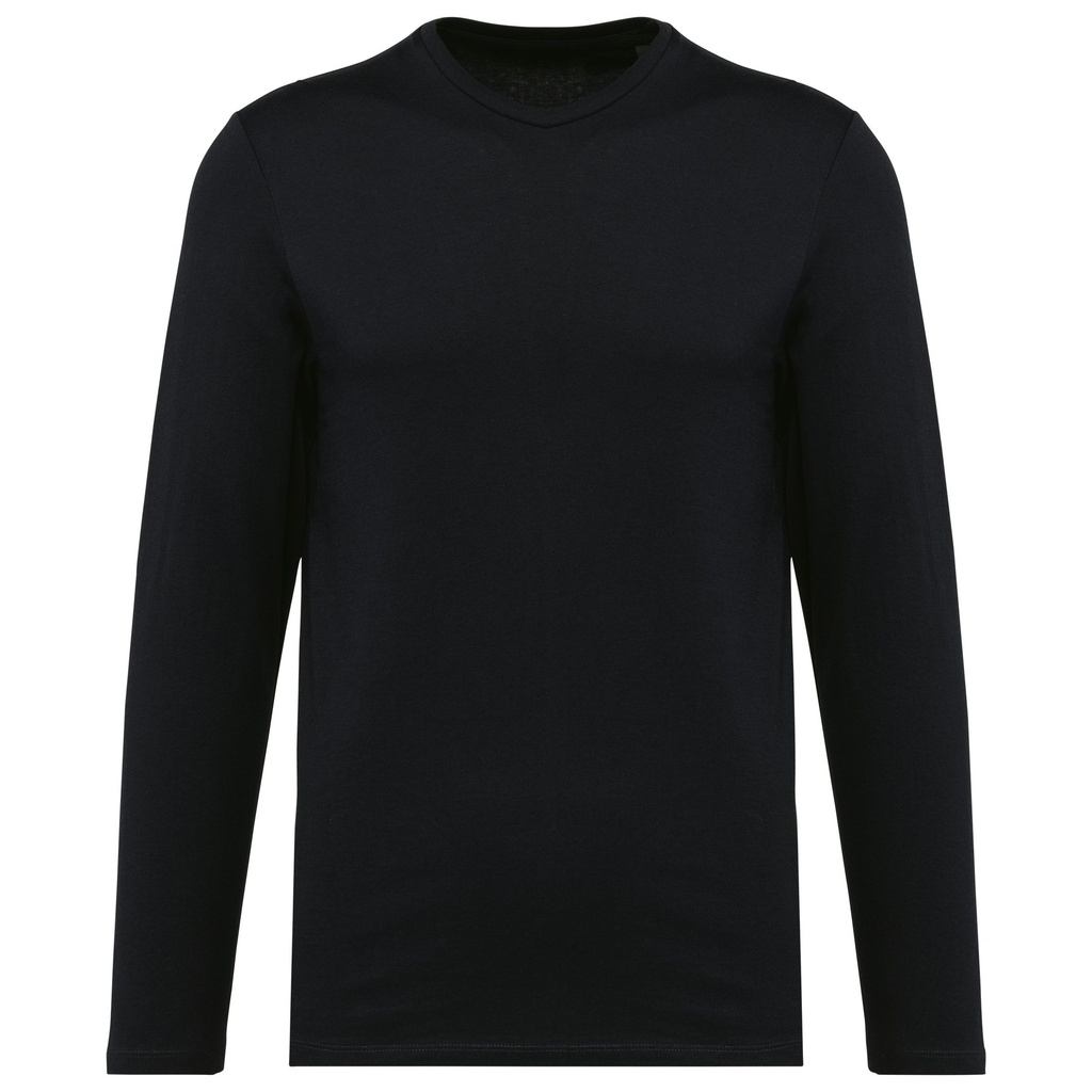 T-shirt Supima® col rond manches longues homme