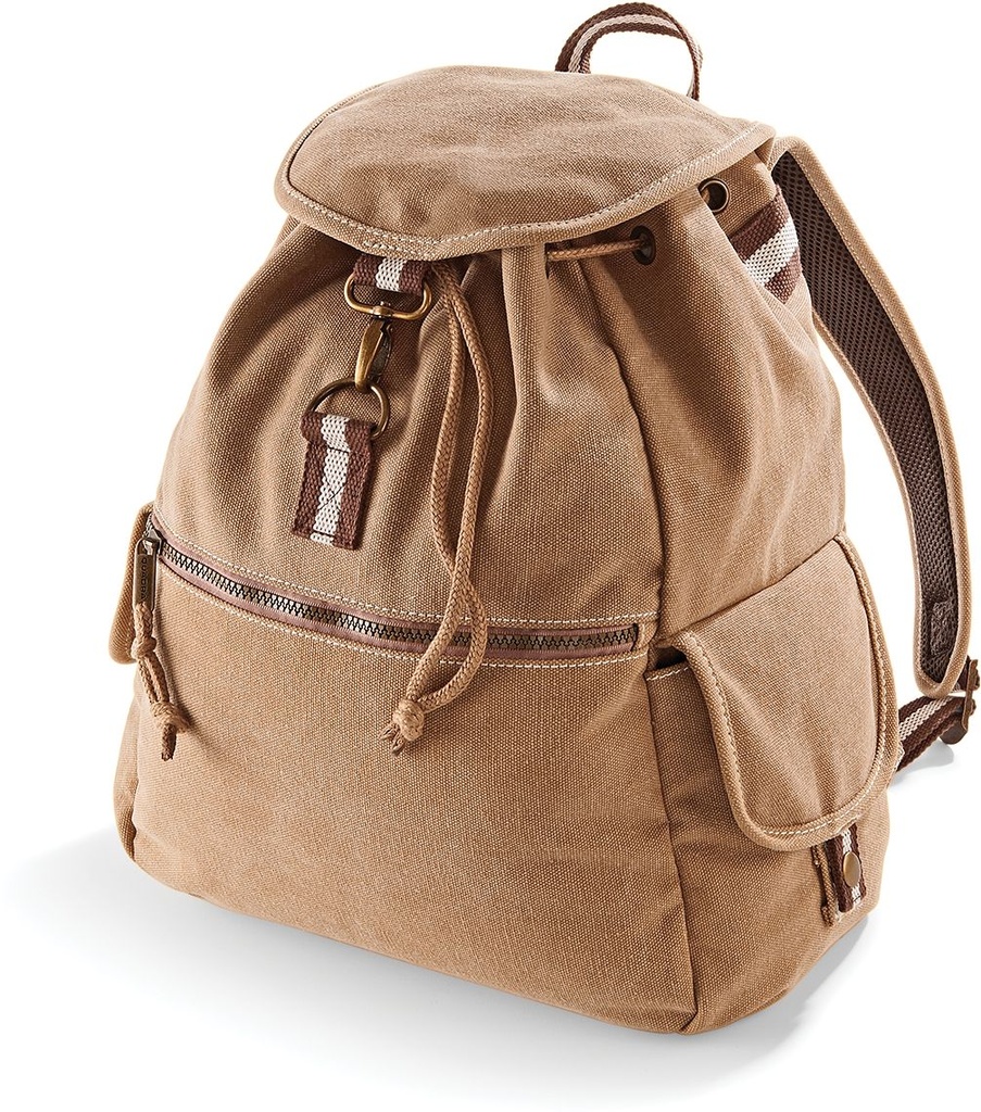 Sac à dos vintage en toile