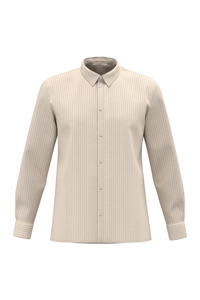 Chemise rayée en lin homme