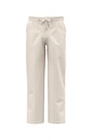 Pantalon rayé en lin homme