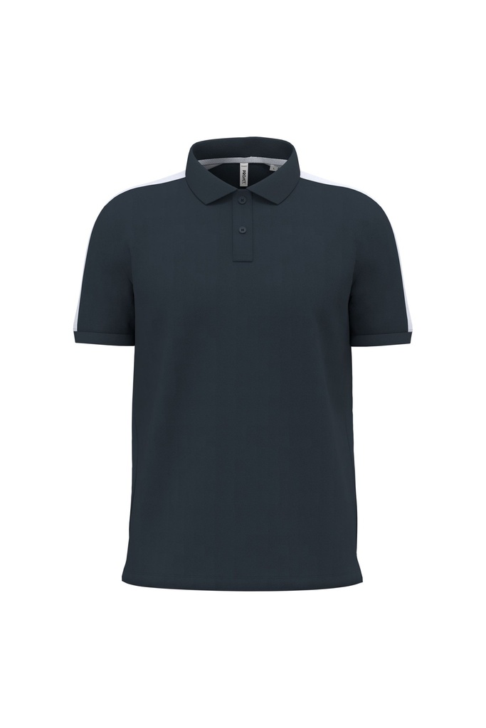 Polo teamwear bicolore unisexe