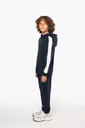 Sweat-shirt à capuche teamwear bicolore enfant