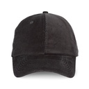 Casquette en velours profil bas