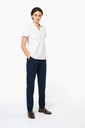 Polo col en V coton Supima® femme