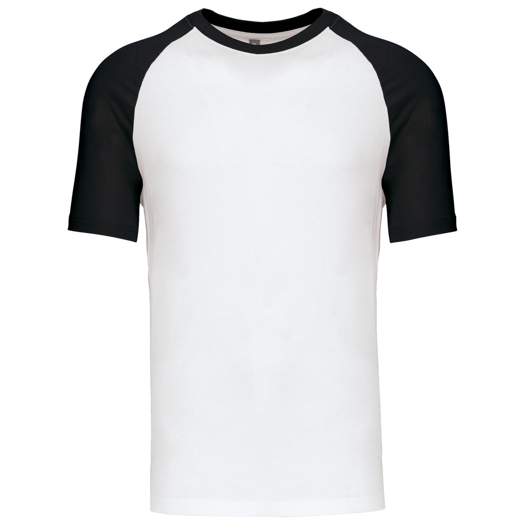 Baseball > T-shirt bicolore manches courtes