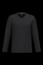 T-shirt col V manches longues homme