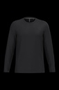 T-shirt col rond manches longues homme