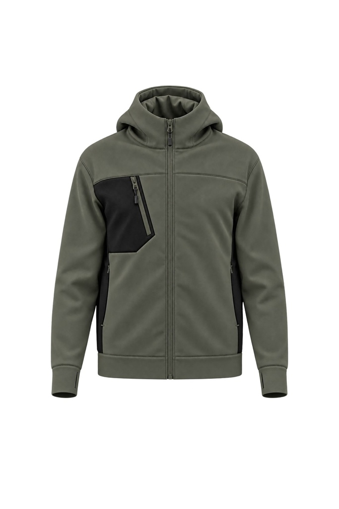 Veste outdoor zippée unisexe