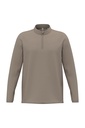 T-shirt outdoor col 1/4 zip manches longues unisexe