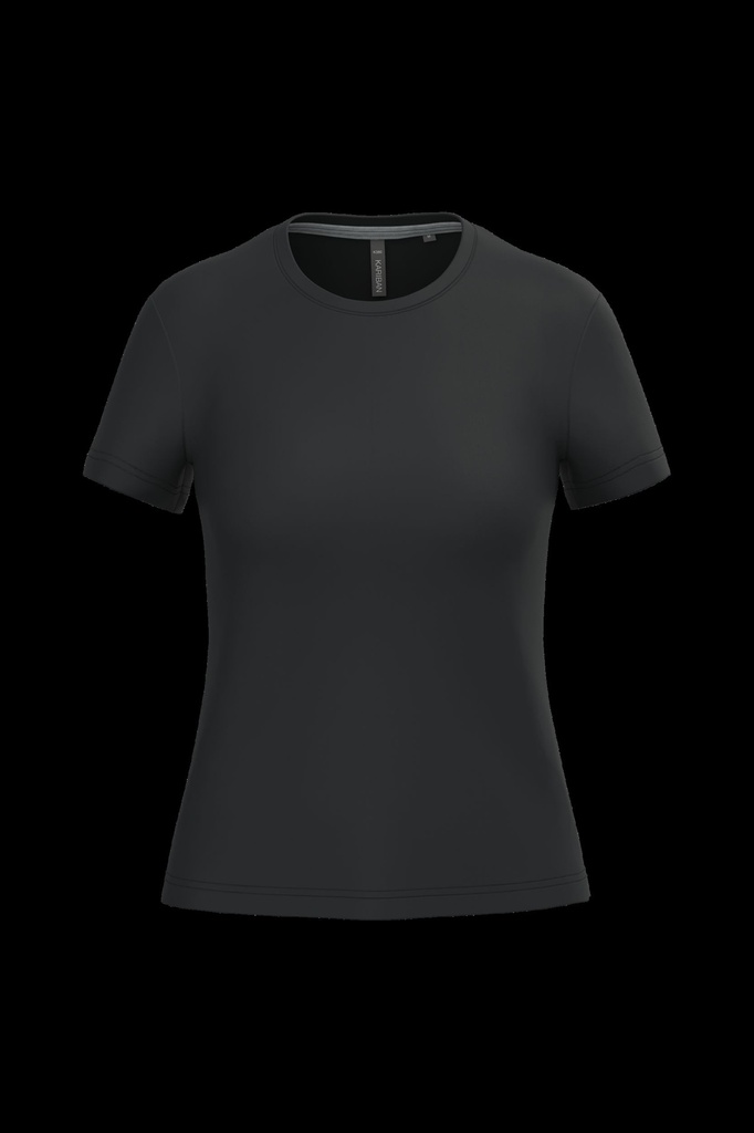 T-shirt col rond manches courtes femme