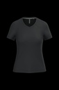 T-shirt col V manches courtes femme