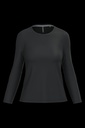 T-shirt col rond manches longues femme