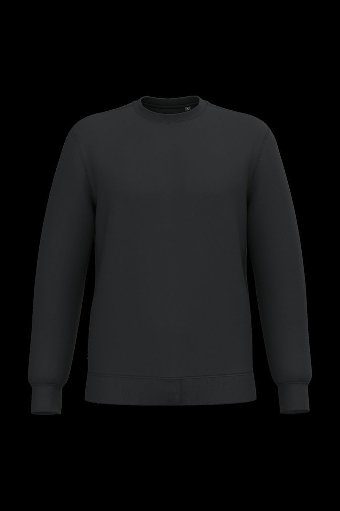 Sweat-shirt recyclé col rond unisexe
