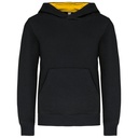 Sweat-shirt capuche contrastée enfant
