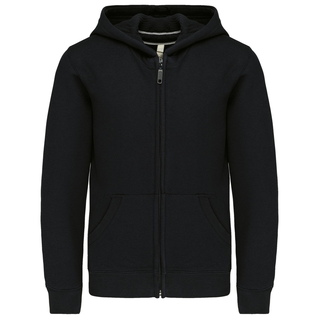 Sweat-shirt capuche zippé enfant