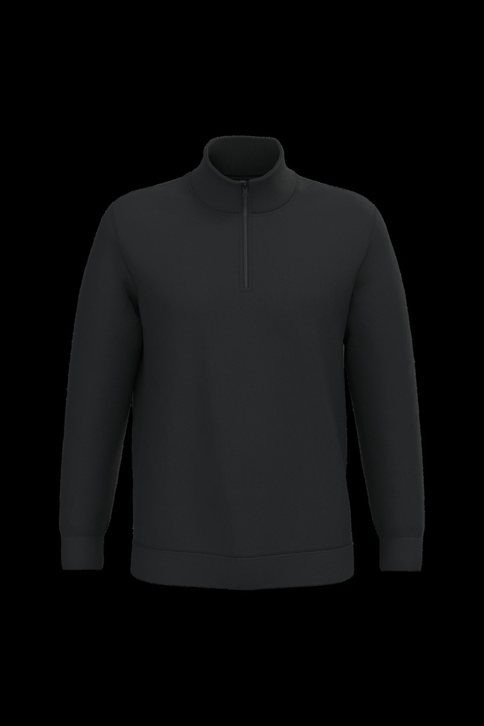 Sweat-shirt col zippé homme