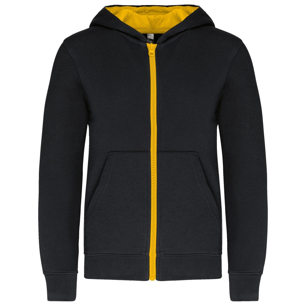 Sweat-shirt zippé capuche enfant