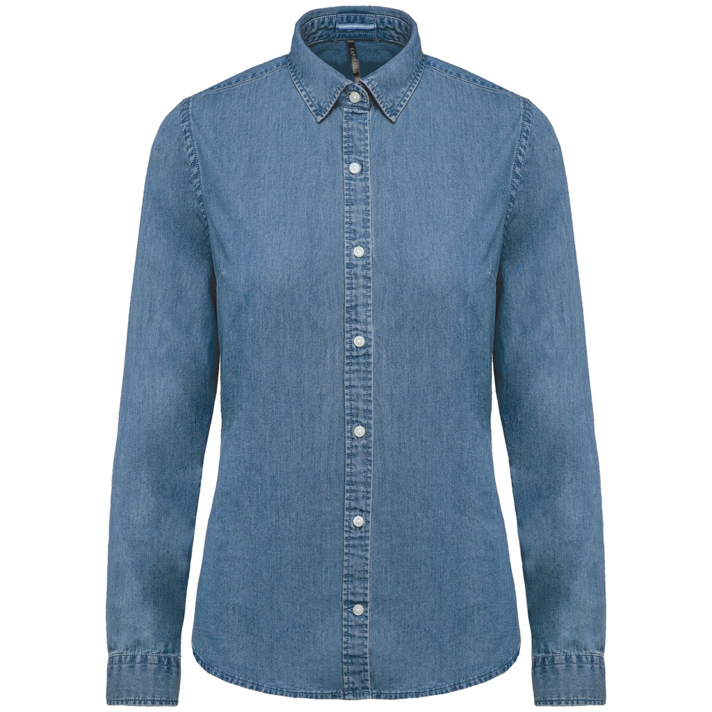 Chemise denim femme