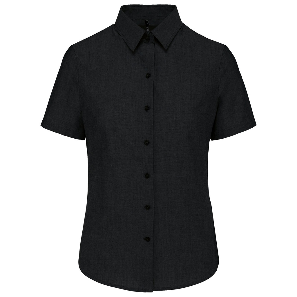 Chemise Oxford manches courtes femme