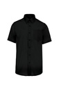 Chemise micro-sergé manches courtes sans repassage