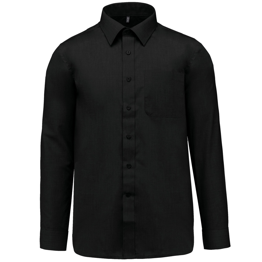 Chemise popeline polycoton entretien facile homme