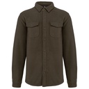 Surchemise polaire doublée sherpa polaire homme