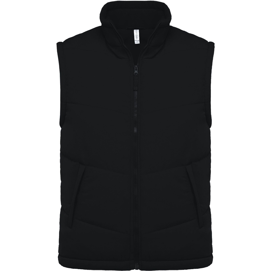 Bodywarmer doublé polaire unisexe