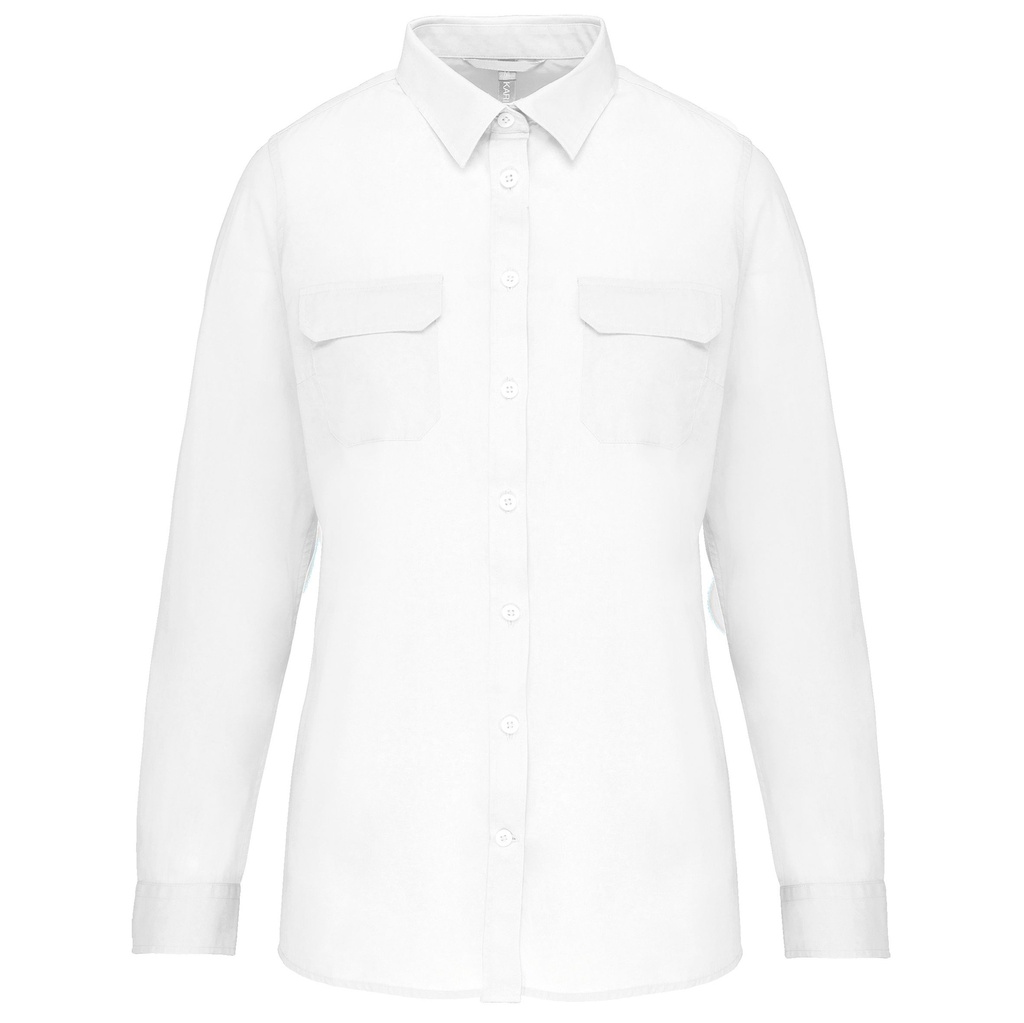 Chemise safari manches longues femme