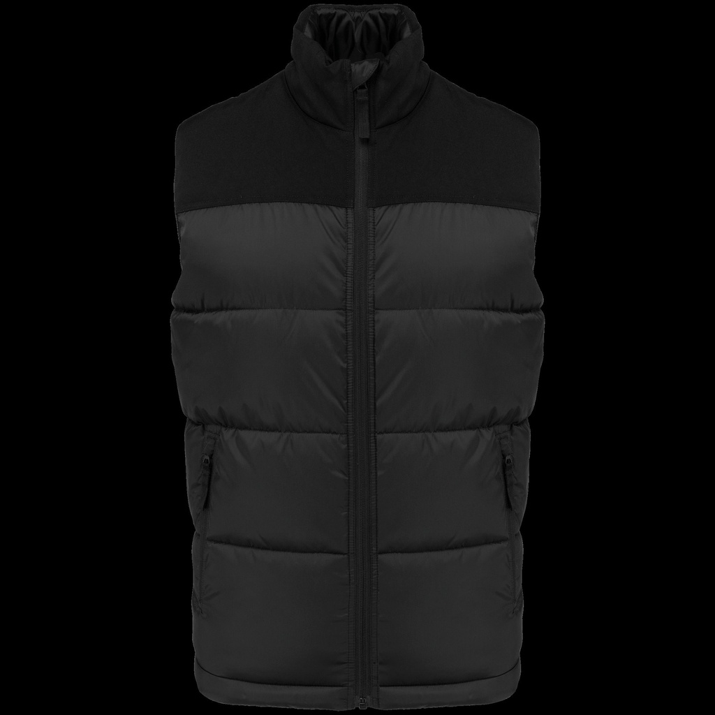 Bodywarmer matelassé bi-ton unisexe