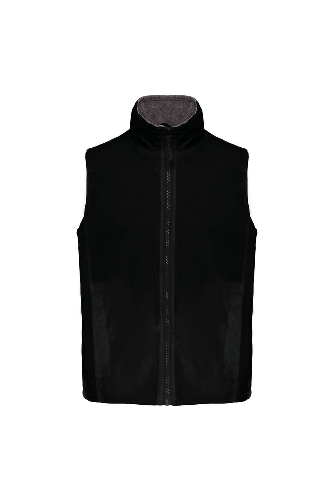 Bodywarmer doublé polaire unisexe