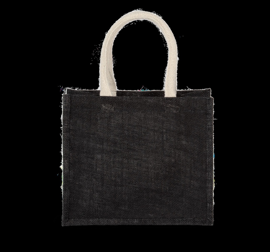 Sac style cabas en toile de jute - modèle moyen