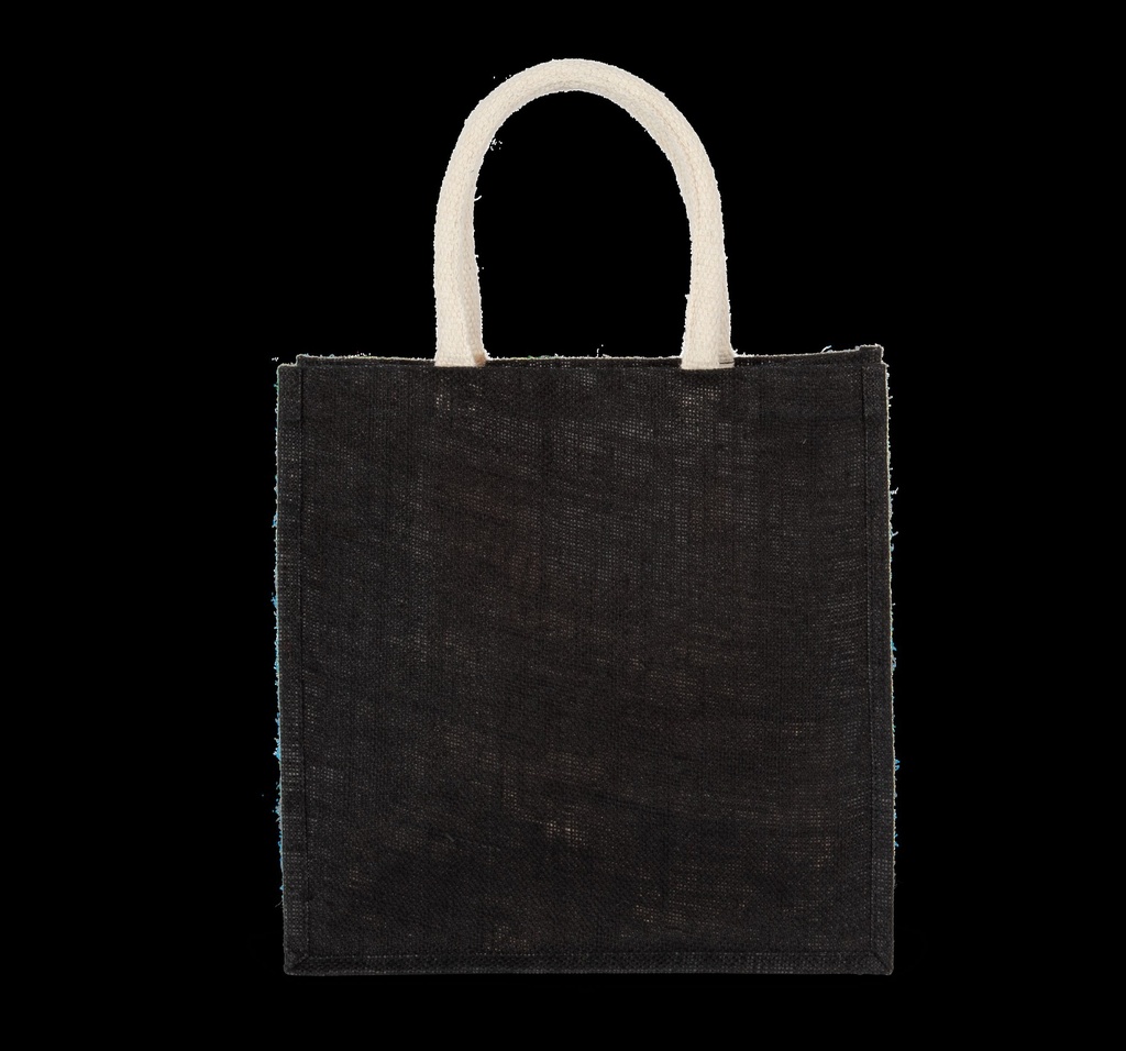 Sac style cabas en toile de jute - grand modèle