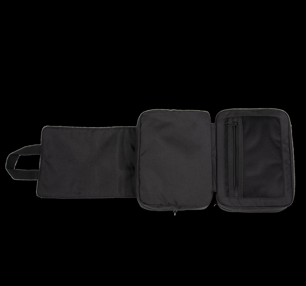 Trousse de toilette recyclée avec double compartiment