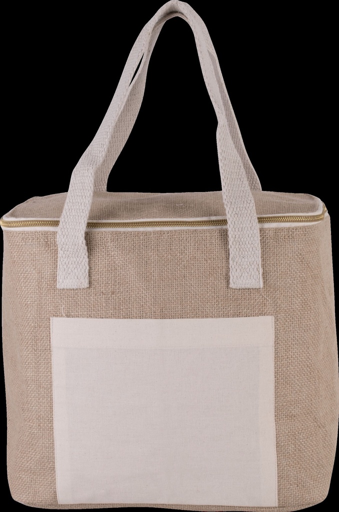 Sac isotherme en jute - modèle moyen