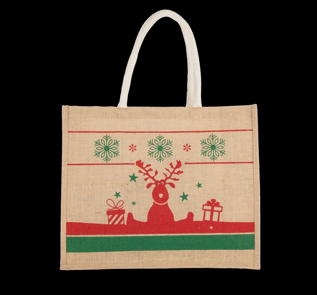 Sac shopping avec motifs de Noël