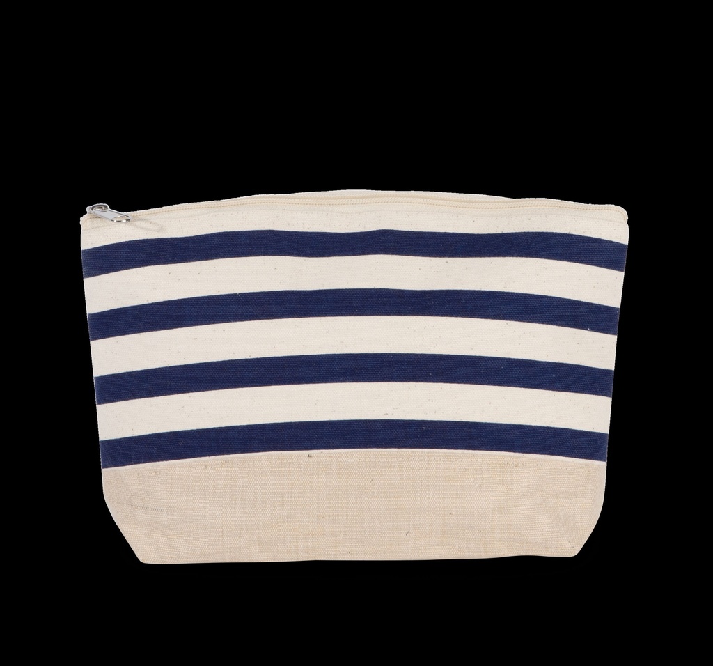 Pochette accessoires imprimé marin