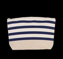 Pochette accessoires imprimé marin
