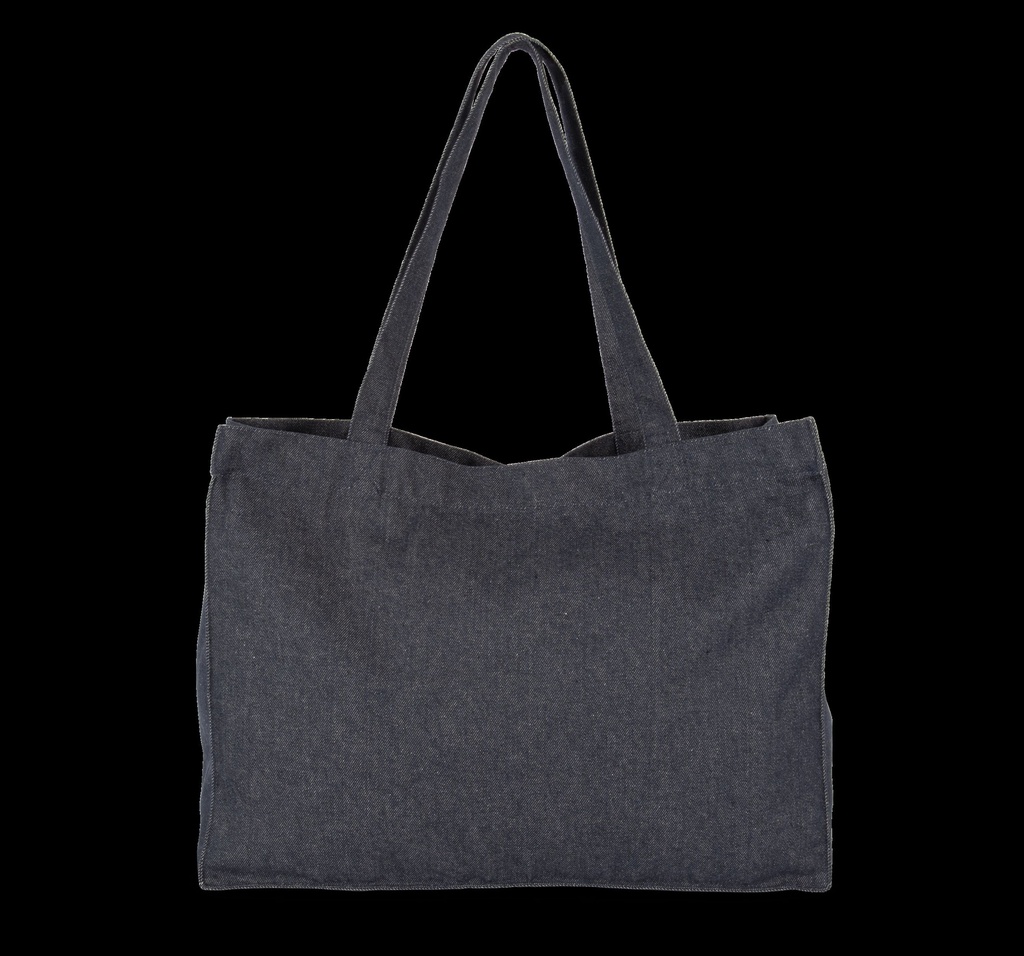 Grand sac shopping denim