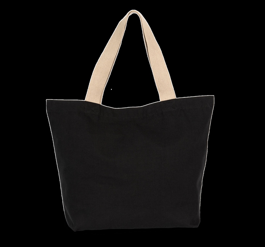 Grand sac shopping recyclé à fond plat