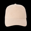 Casquette 5 panneaux en velours